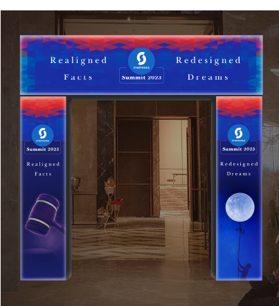 Symphonia Summit 2023 arch gate design